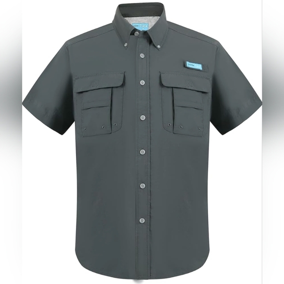 NWT Men's TUNA UV UPF 50+ Fishing Shirt Sun Protection Breathable Fast Dry 4XL - Picture 1 of 6